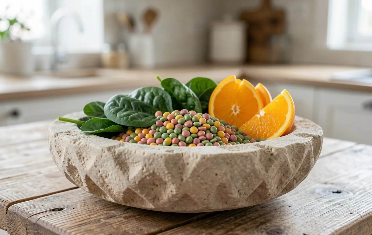 Balanced whole food selection